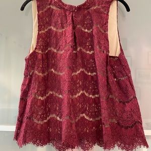 Macy’s lace blouse